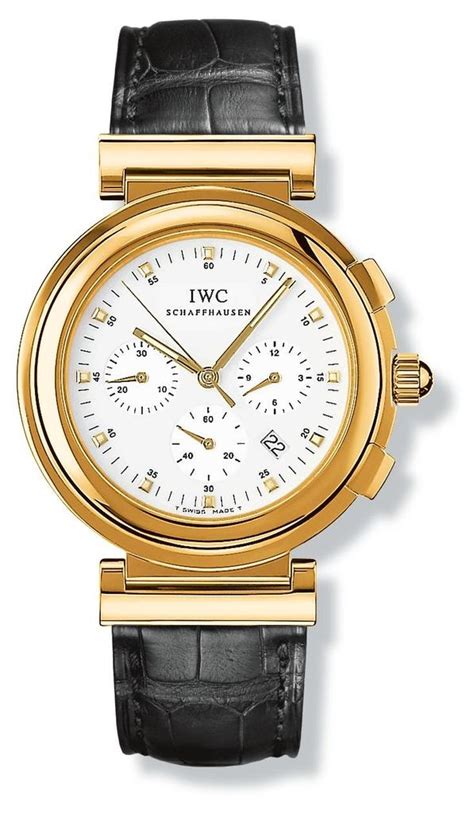 IWC Da Vinci SL Chronograph MecaQuartz Yellow Gold / White